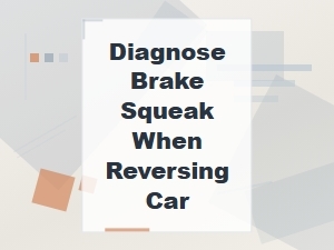 Diagnose Brake Squeak When Reversing Car